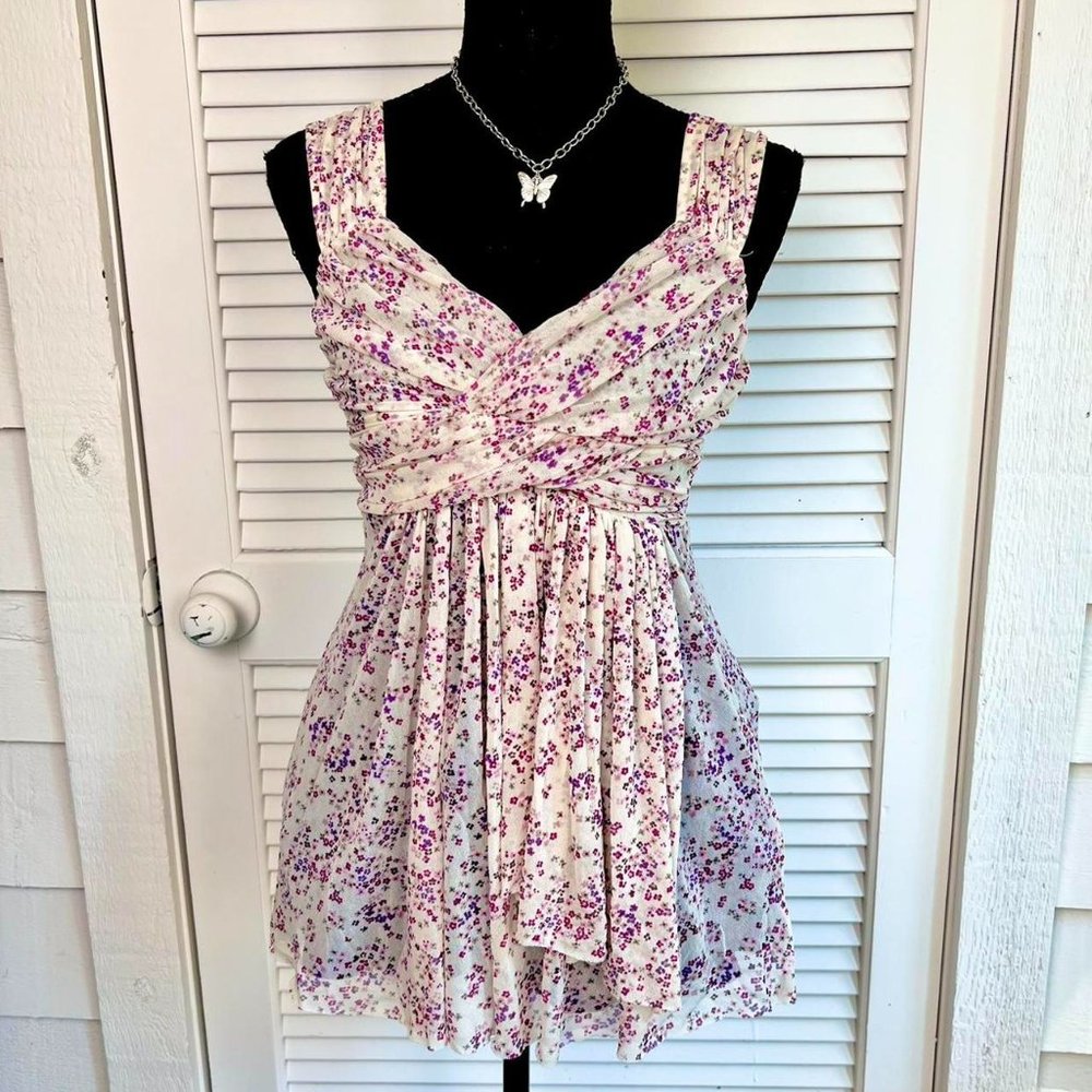 Express mesh babydoll fairy tank